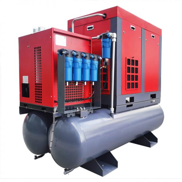 Twin Tank Mounted Air Compressor - Sollant Group