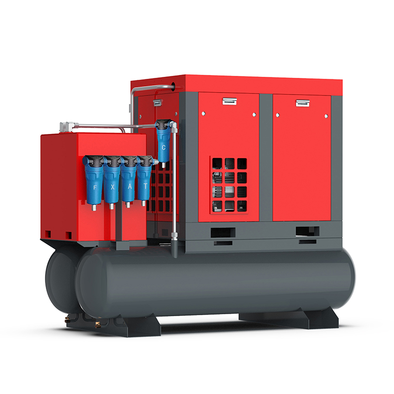 general industrial equipment 7.5KW 10HP air compressor 220v 8bar with dryer mounted air tank