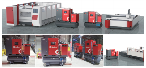Sollant Integrated Air Compressor in Application