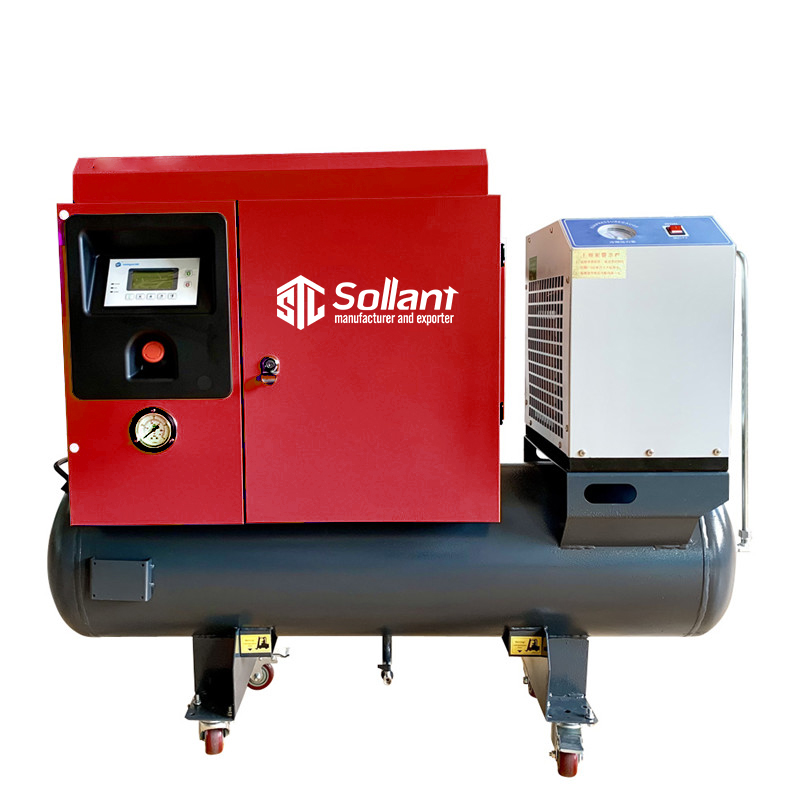 Sollant Single Phase Rotary Screw Air Compressor