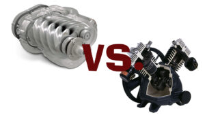 Rotary air compressor vs Piston compressor