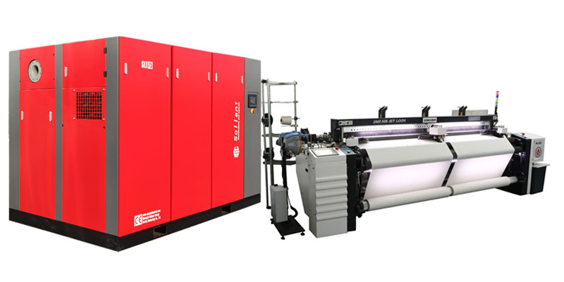 Air compressor used in textile industry