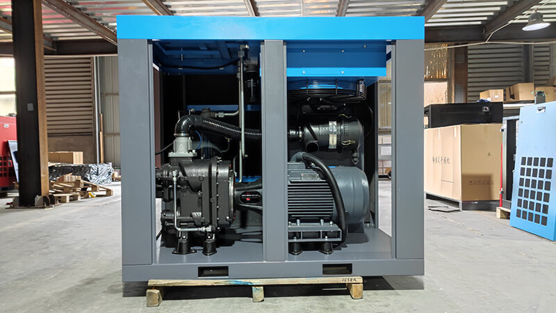 Two-stage compression air compressor Sollant 