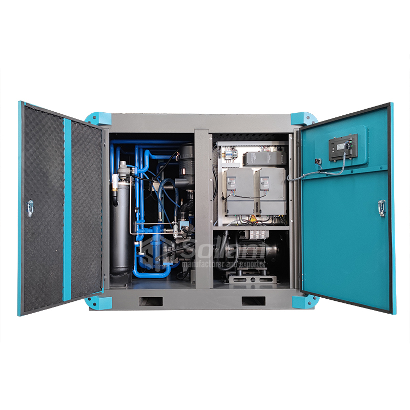 two stage screw compressor