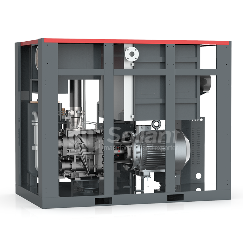two stage screw compressor